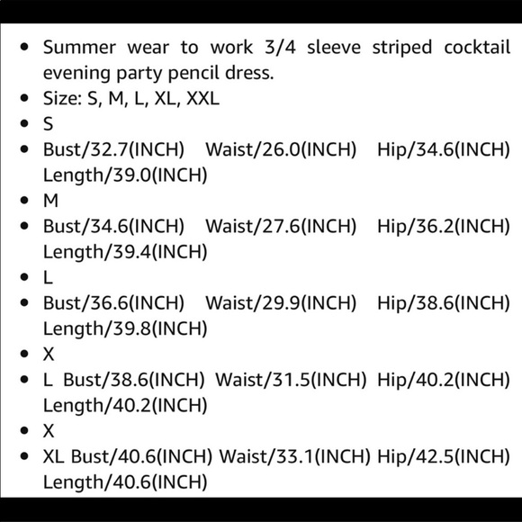 White striped midi dress - Picture 6 of 6